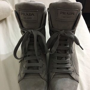 Prada high top sneaker