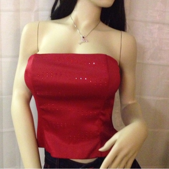 Scott McClintock bustier party top - Picture 3 of 4