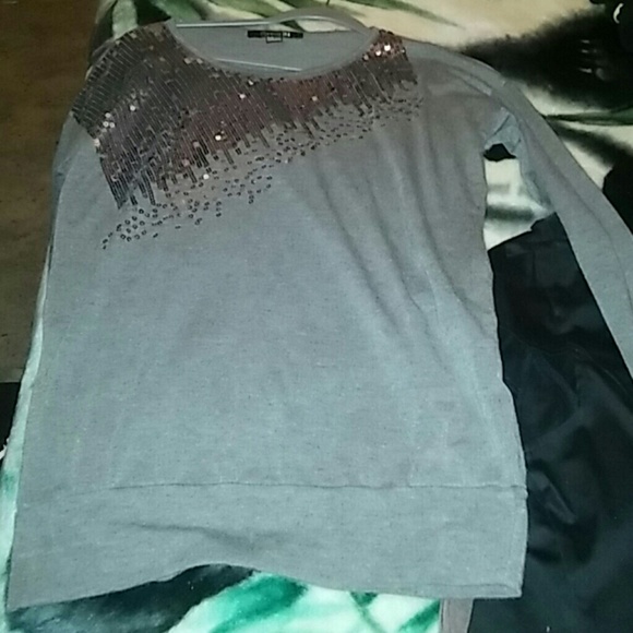 Forever 21 Flashy Long Sleeved Tee