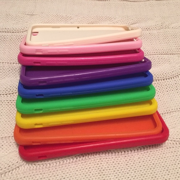 10 iPhone 6 Rubber Cases in Assorted Colors