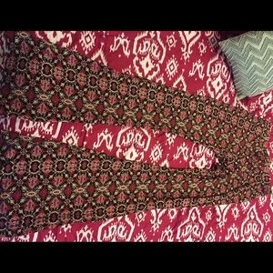 Patterned palazzo stretchy pants