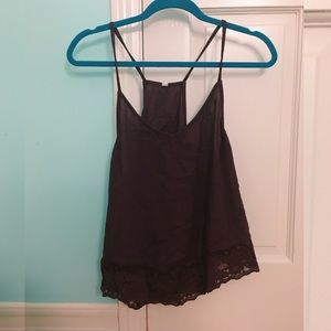 burgundy free people tank top