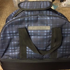 Burberry Golf Plaid Overnight Bag w/ Shoe Drop