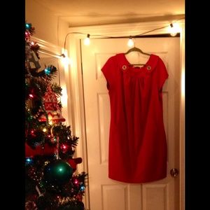 Evan-Picone Red Dress