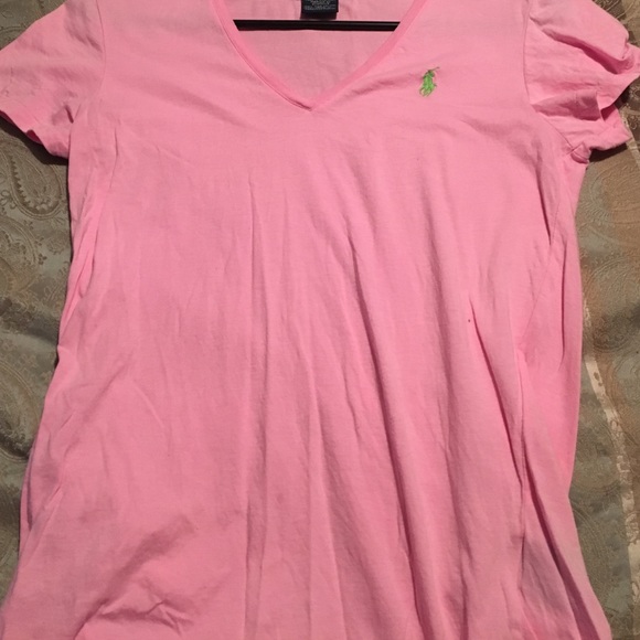 Pink polo