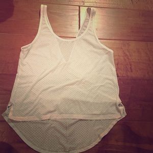 Sheer Lululemon tank.