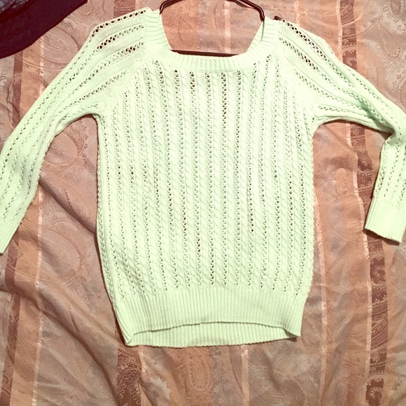 Mint green sweater