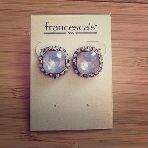 NWT Francesca's Pale Blue/Lavender Earrings