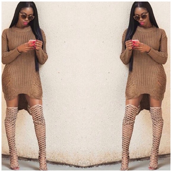 💋 ! Knitted Sweater Dress💋 - Picture 2 of 4