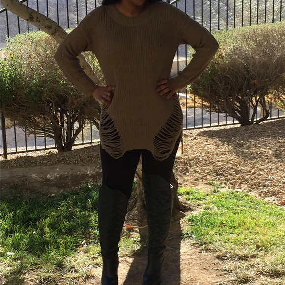 💋 ! Knitted Sweater Dress💋 - Picture 3 of 4