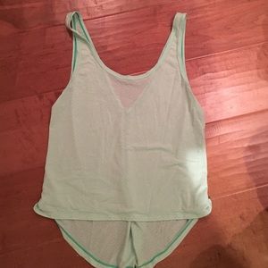 Sheer Lululemon tank
