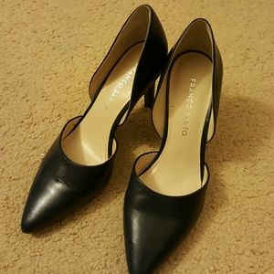 Franco Sarto Navy Blue heels