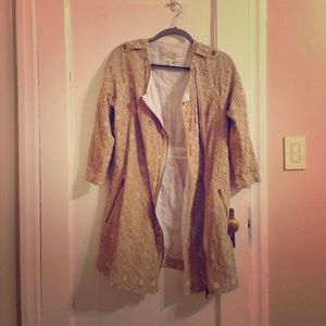 RACHEL by Rachel Roy long lace spring jacket