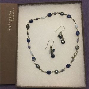 Necklace and earrings