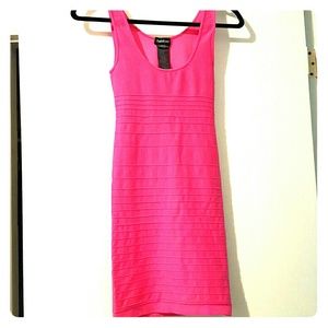 Sexy bubble gum pink maxi dress Bebe M/L