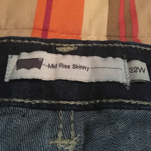 Women's Plus Levis Mid Rise Skinny