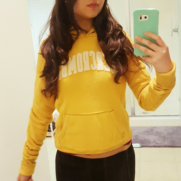 Abercrombie Jackets & Blazers - 2 for $10 bundle! Abercrombie yellow sweatshirt