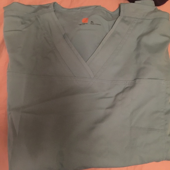 Turquoise scrub uniform size xl shirt