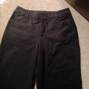 Lee Riders pin stripe black pants