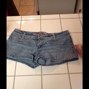Denim shorts