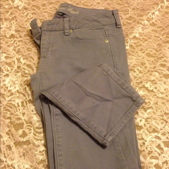 Purple American Eagle Skinny Jeans