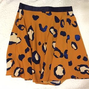 Phillip Lim Abstract Animal Print A Line Skirt