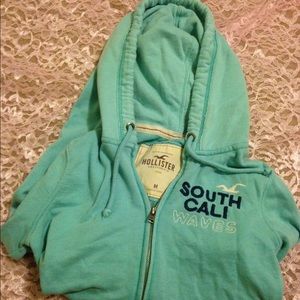 Blue Zip up Hoodie