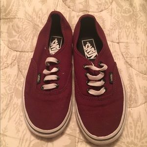 Gently worn vans