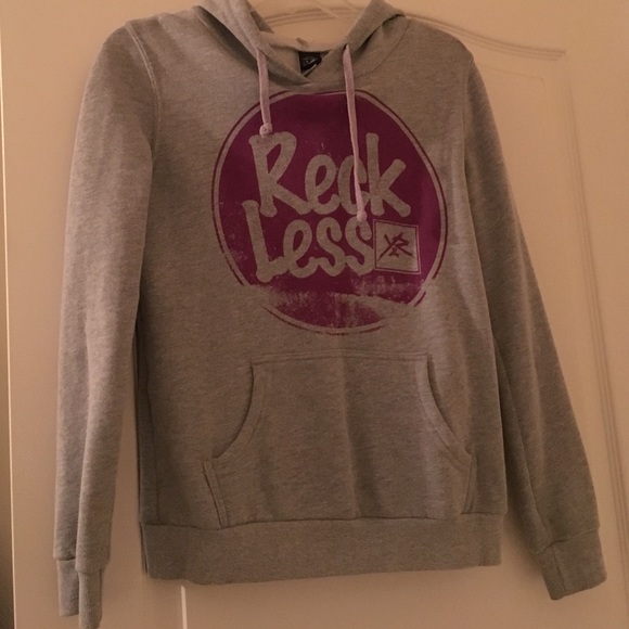 Young & Reckless gray hoodie