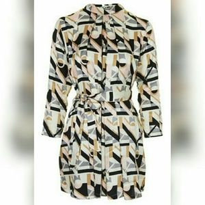 Topshop geo print dress