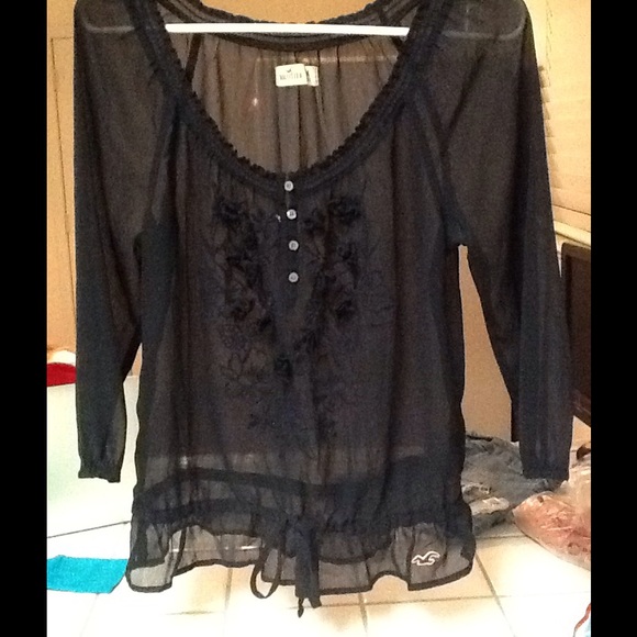 Sheer blue top - Picture 1 of 1