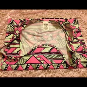 Pink Aztec fitted dress