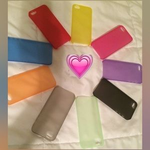 5/5s cases! 10 colors transparent