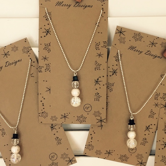 Snowman Necklace
