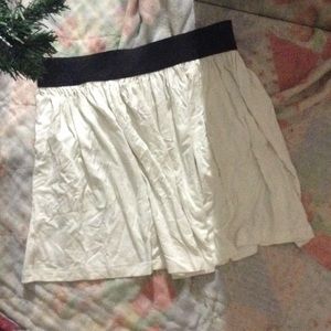 Forever 21 white skater skirt!