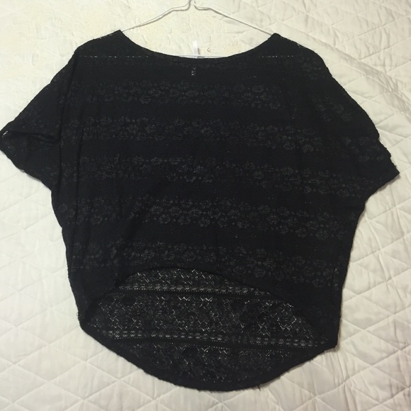 Black lace top