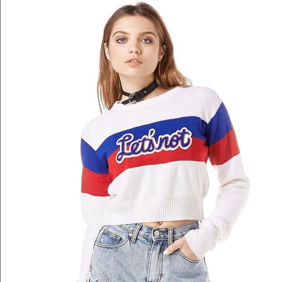 NWT UNIF Let's Not Sweater