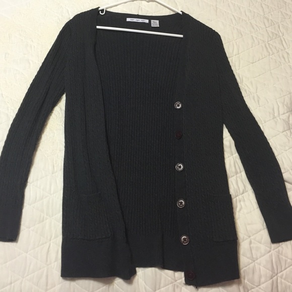 Gray cardigan