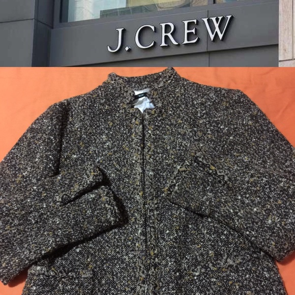 J. Crew Jackets & Blazers - J Crew tweed jacket SZ 12