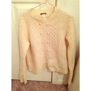 Cream J Crew Sweater