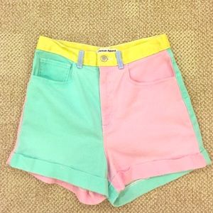 American Apparel Pastel High Waisted Shorts