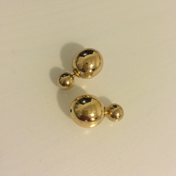 BaubleBar Metallic 360 Studs in Gold