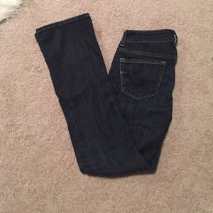 Dark wash boot leg American Eagle jeans