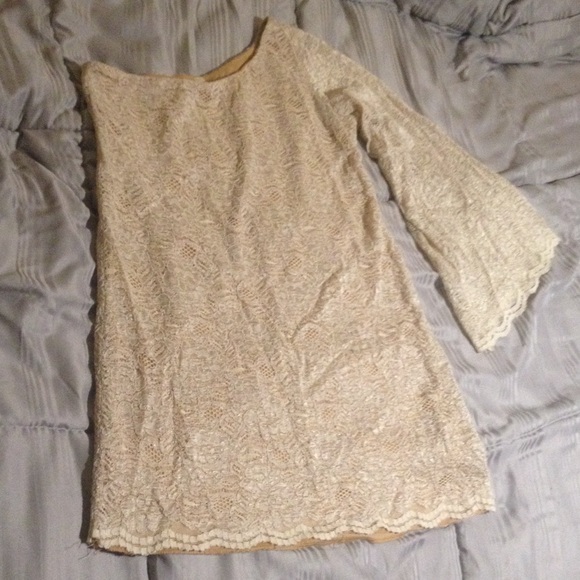 Southern belle one shoulder flare sleeve dress