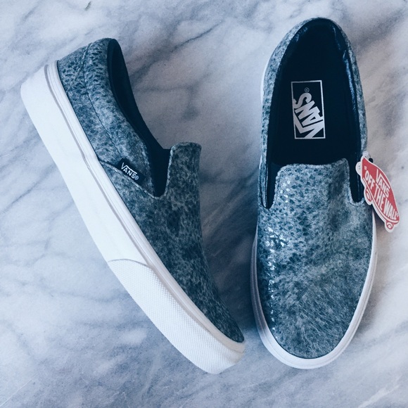 Vans Shoes - Vans Pebble Snake Slip On Sneakers