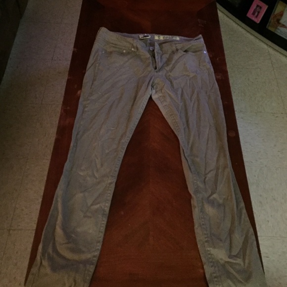Tan skinny jeans