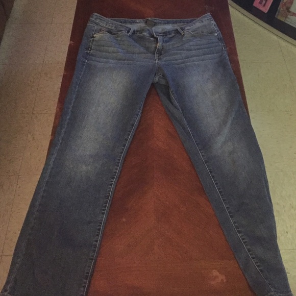 Casual blue jeans.