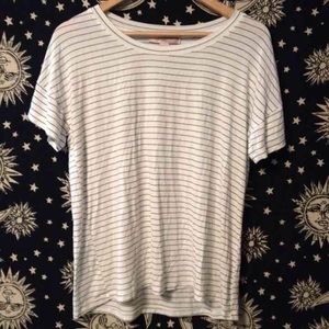 Over sized striped t shirt