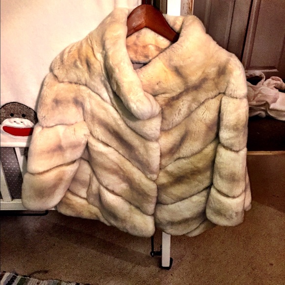 Yves Soloman Chaux Rex Rabbit fur coat