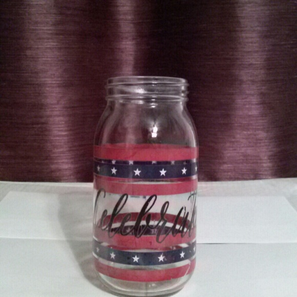F21 Mason Jar - 4th of July
